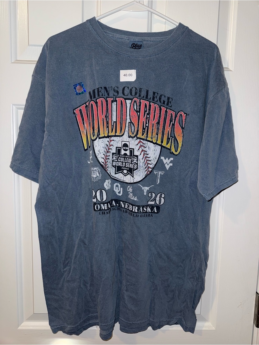 NCAA College World Series Short-Sleeve Tee in Blue